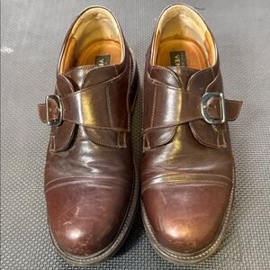 Vera Wang Brown Men's Oxfords with Buckle